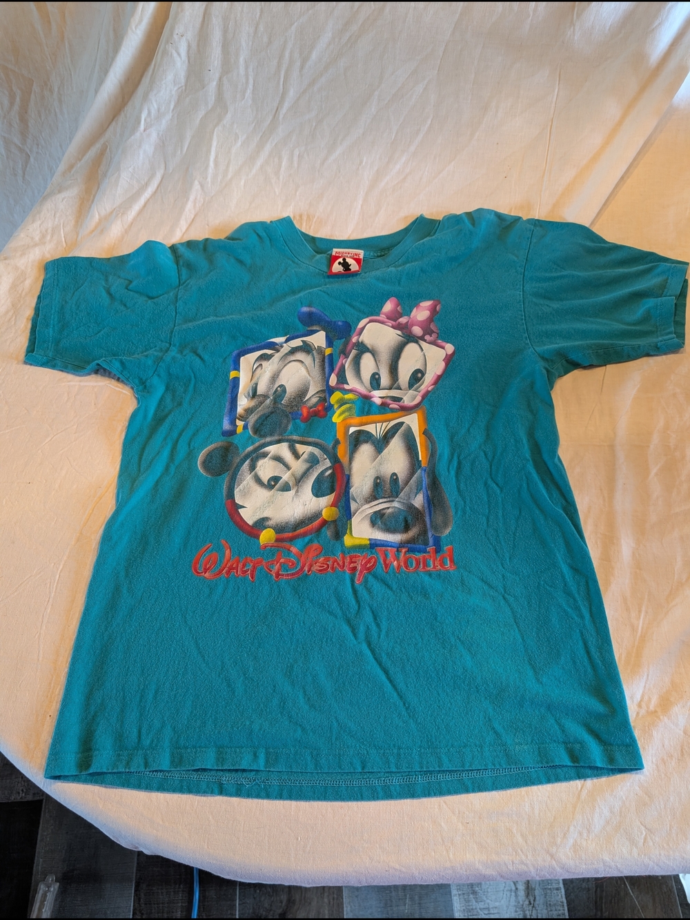 2/70$ Disney Teal Short Sleeve Tee